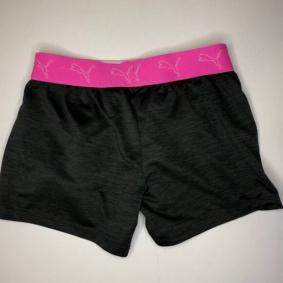 Puma Charcoal Athletic Shorts Kids size Small, 7-8 - Picture 2 of 4